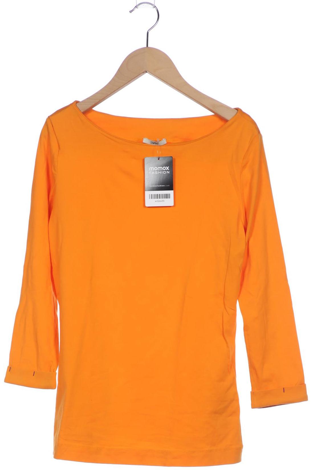 

Esprit Damen Langarmshirt, orange, Gr. 38