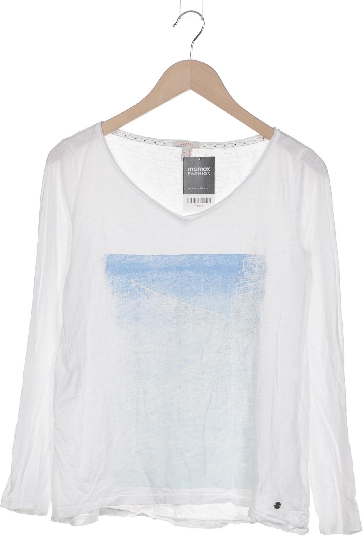 

Esprit Damen Langarmshirt, weiß, Gr. 38