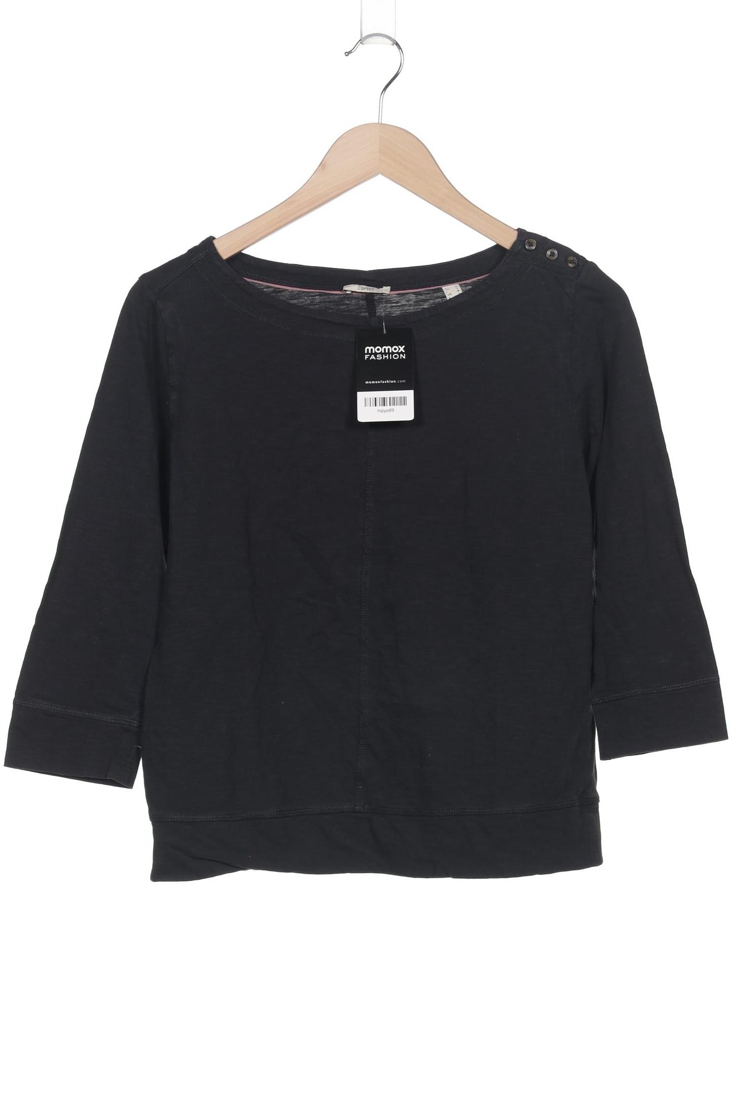 

Esprit Damen Langarmshirt, schwarz, Gr. 38