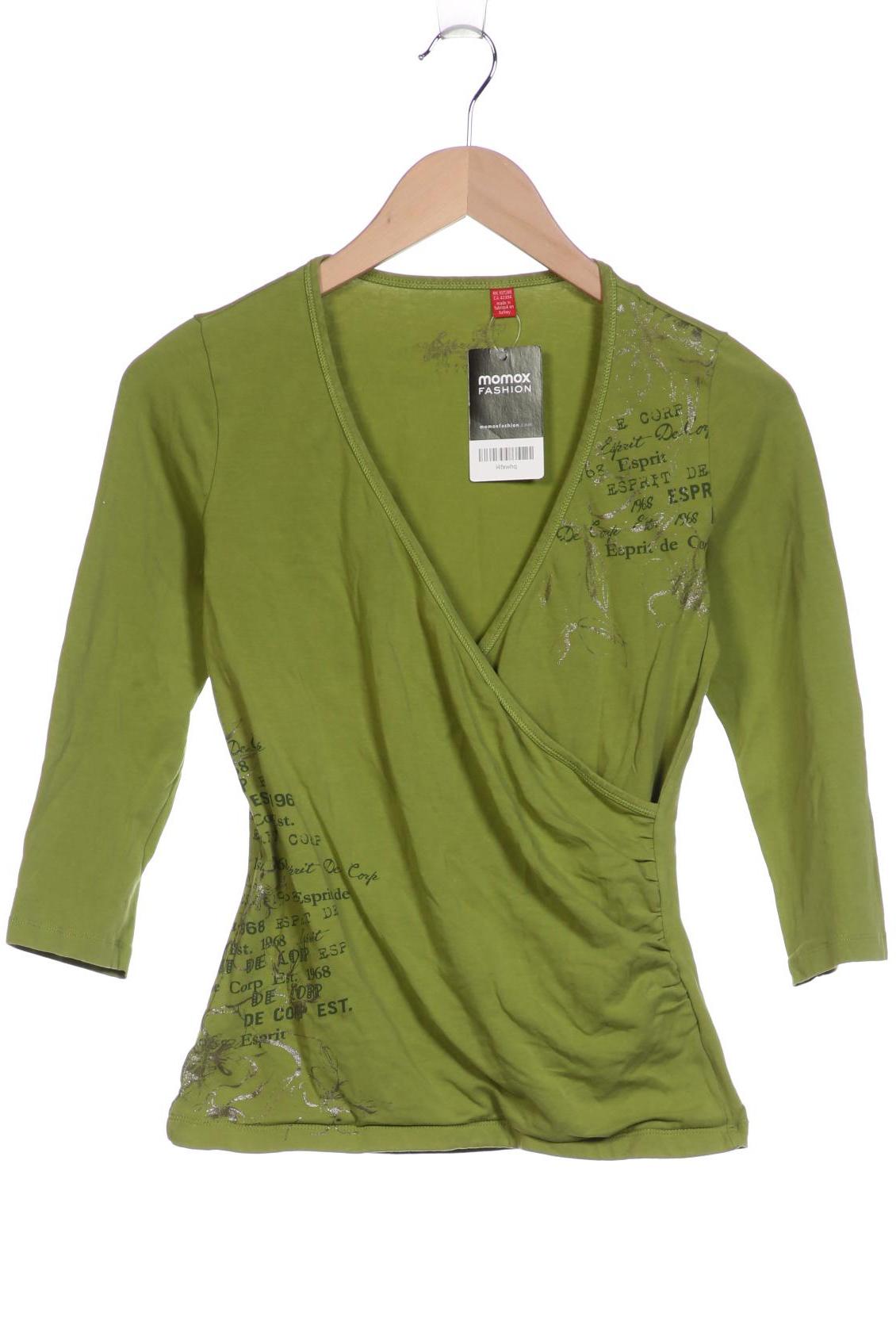

Esprit Damen Langarmshirt, grün, Gr. 36