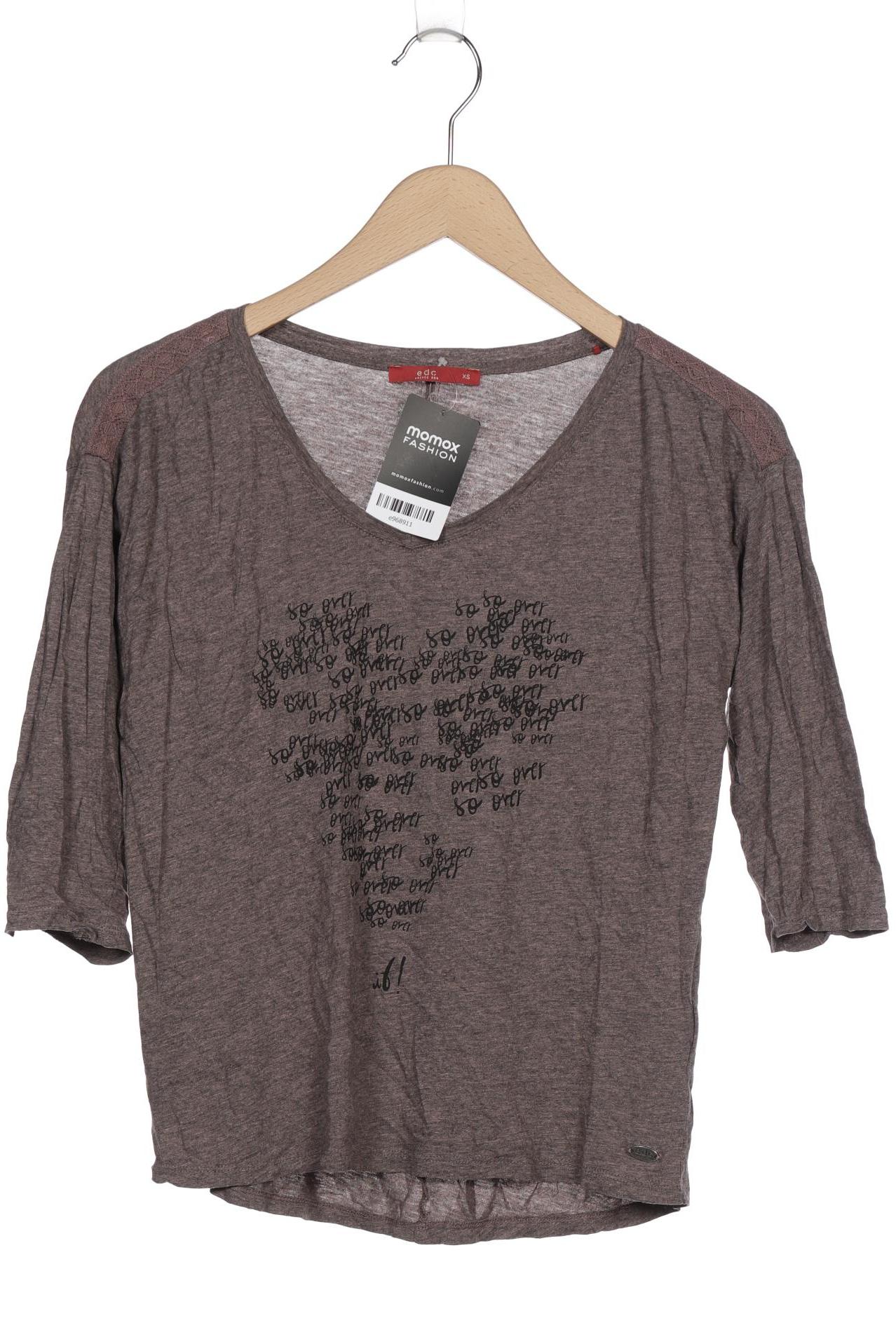 

Esprit Damen Langarmshirt, braun, Gr. 34