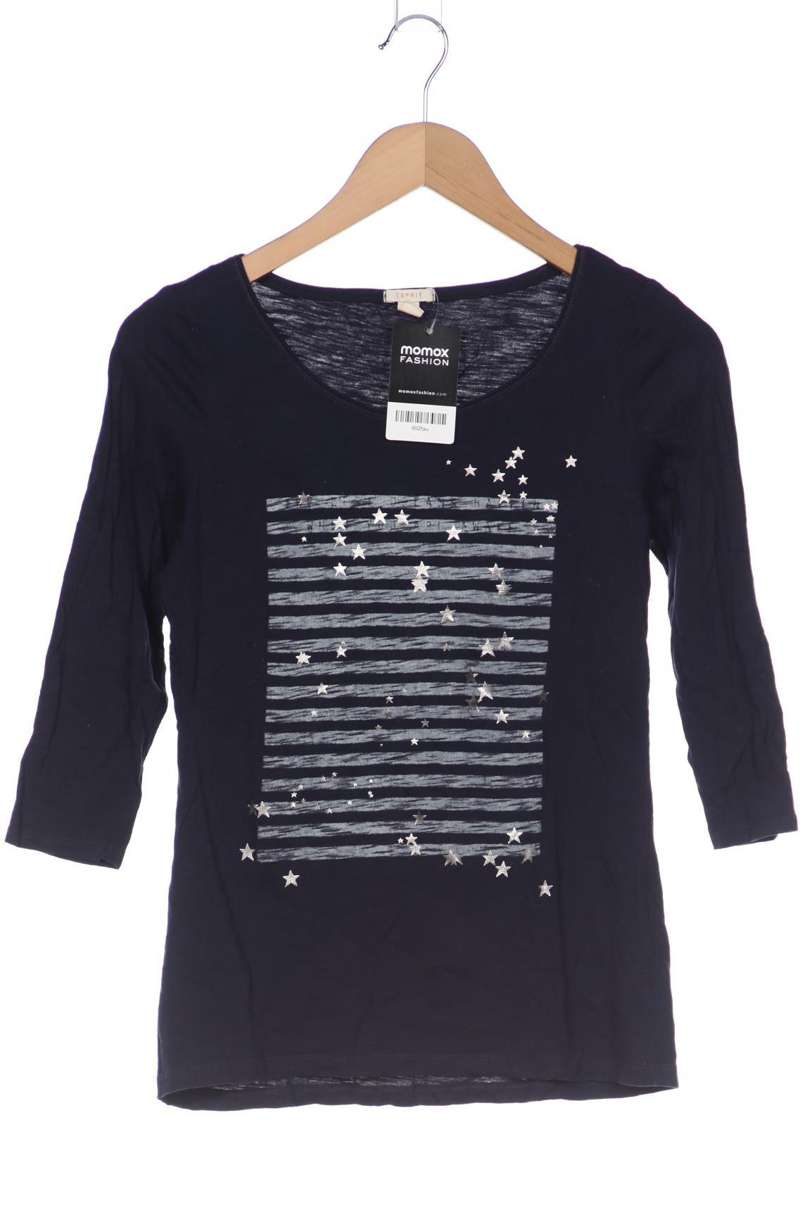 

Esprit Damen Langarmshirt, marineblau, Gr. 34