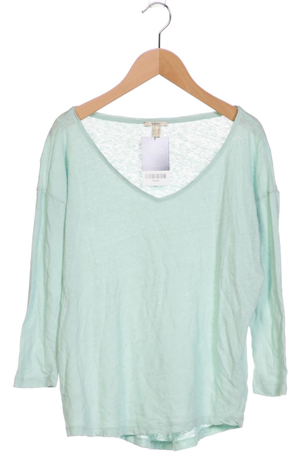 

Esprit Damen Langarmshirt, hellgrün, Gr. 38