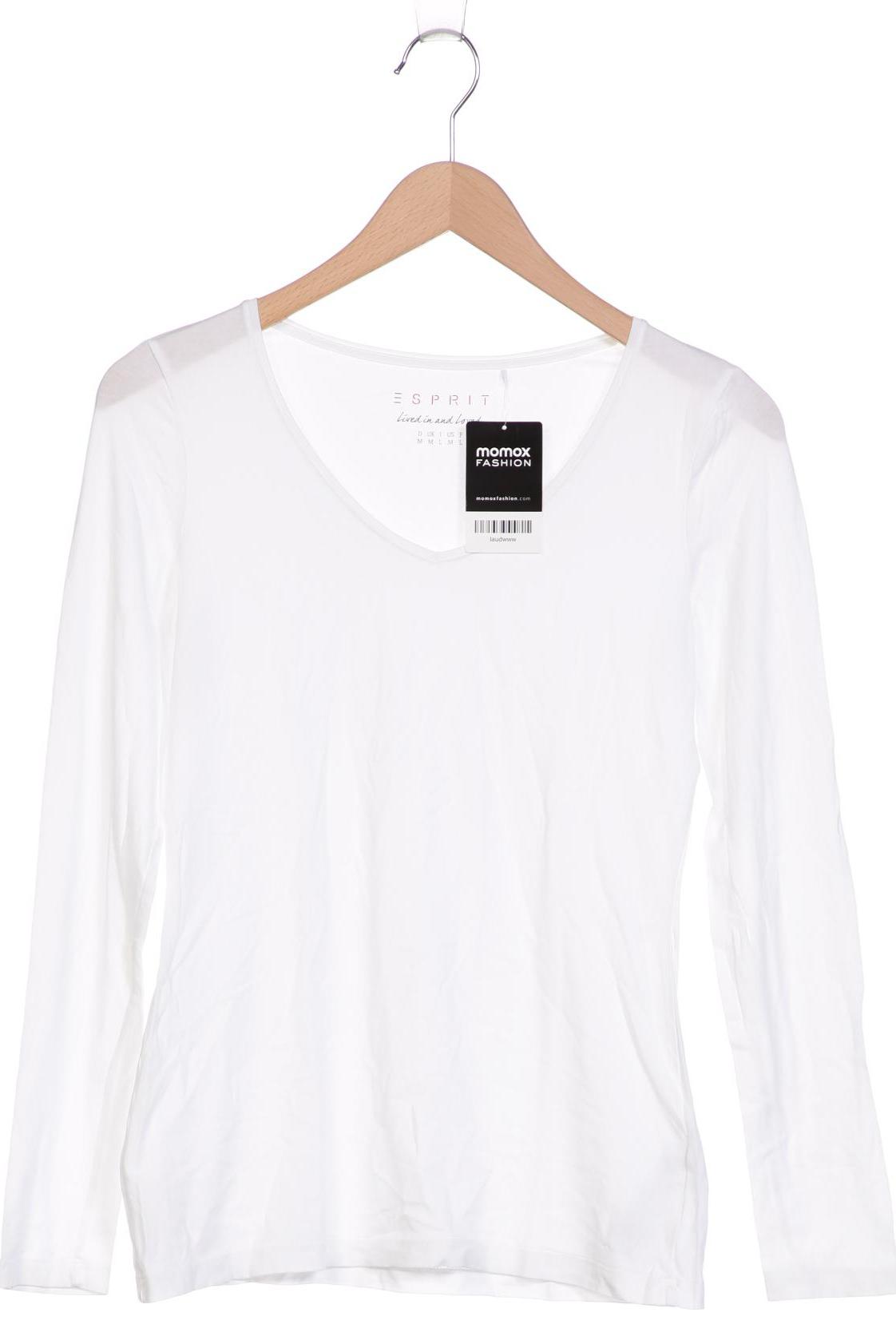 

Esprit Damen Langarmshirt, weiß, Gr. 38