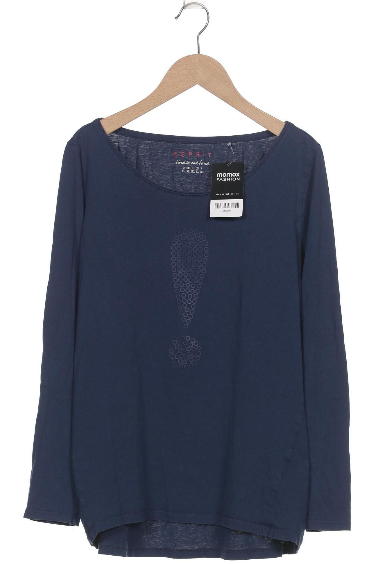 

Esprit Damen Langarmshirt, marineblau, Gr. 44