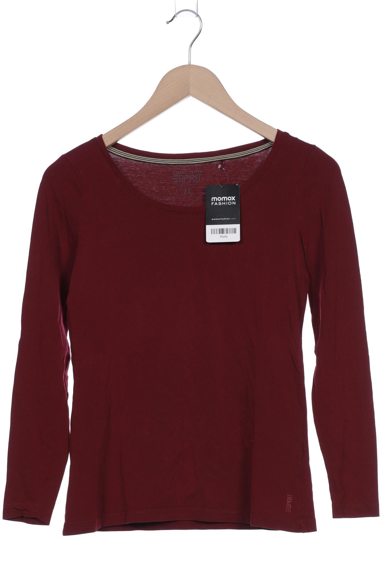 

Esprit Damen Langarmshirt, bordeaux, Gr. 34