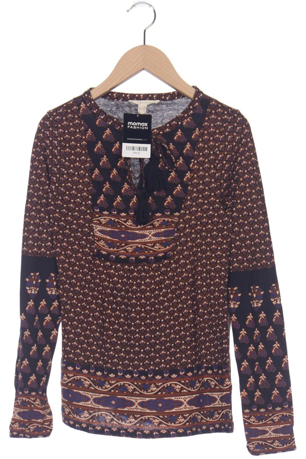

Esprit Damen Langarmshirt, braun, Gr. 34