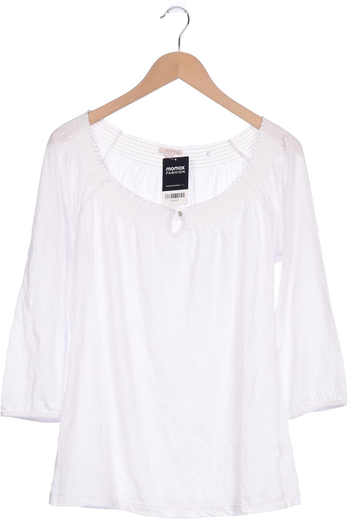 

Esprit Damen Langarmshirt, weiß, Gr. 42