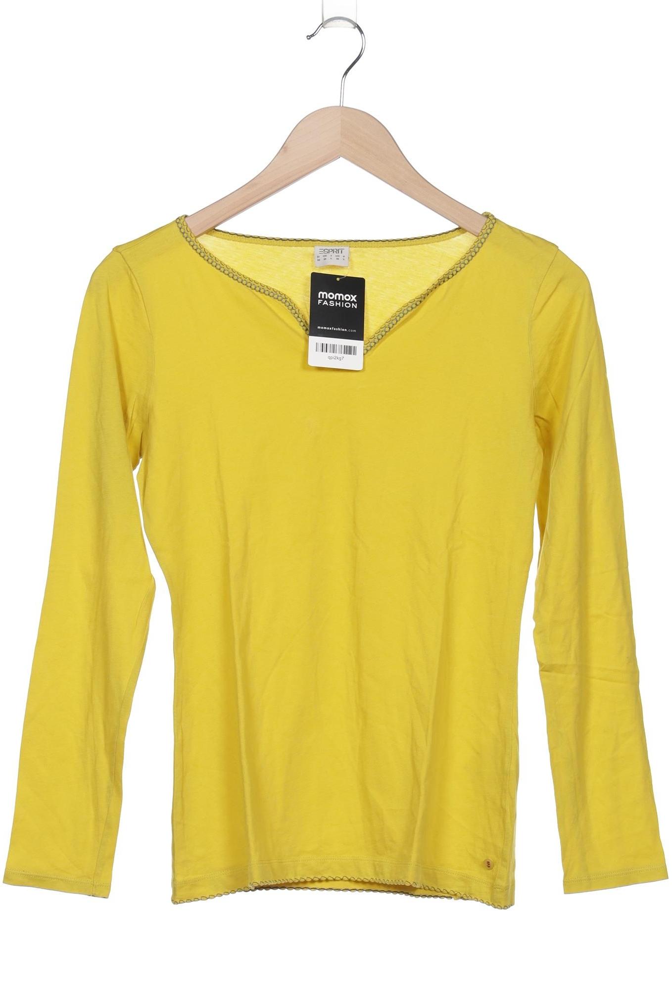 

Esprit Damen Langarmshirt, gelb, Gr. 38