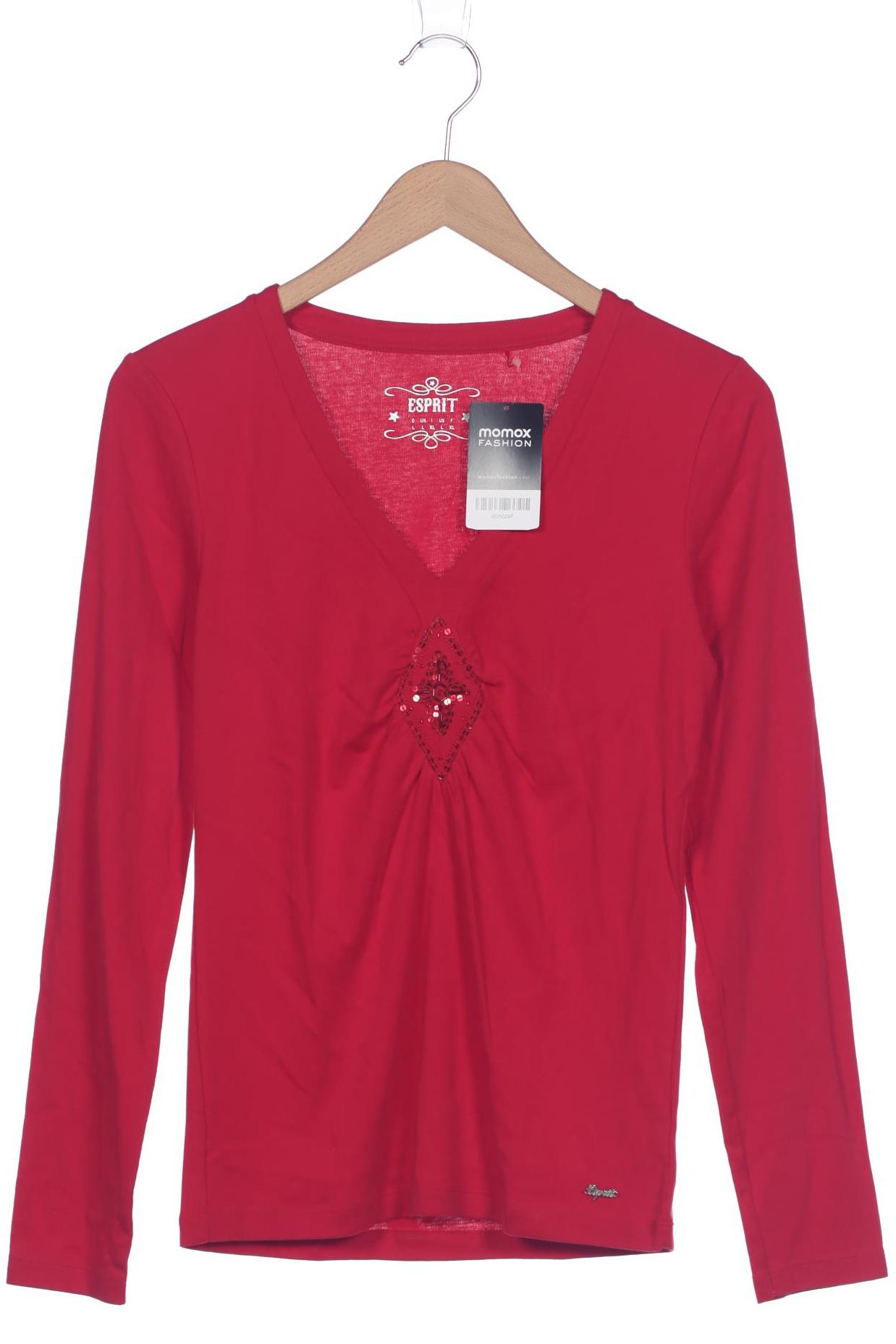 

Esprit Damen Langarmshirt, rot, Gr. 42