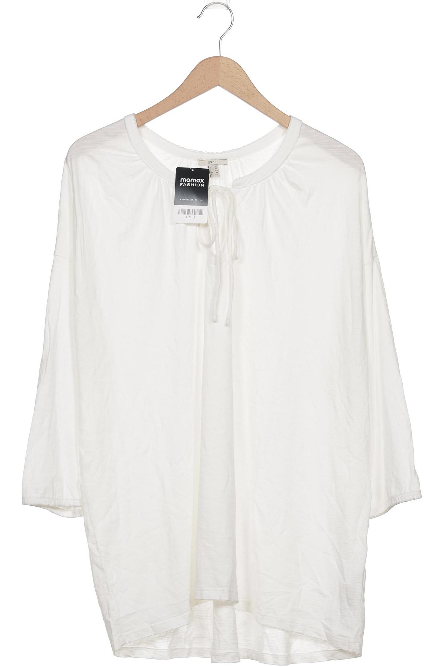 

Esprit Damen Langarmshirt, weiß, Gr. 50