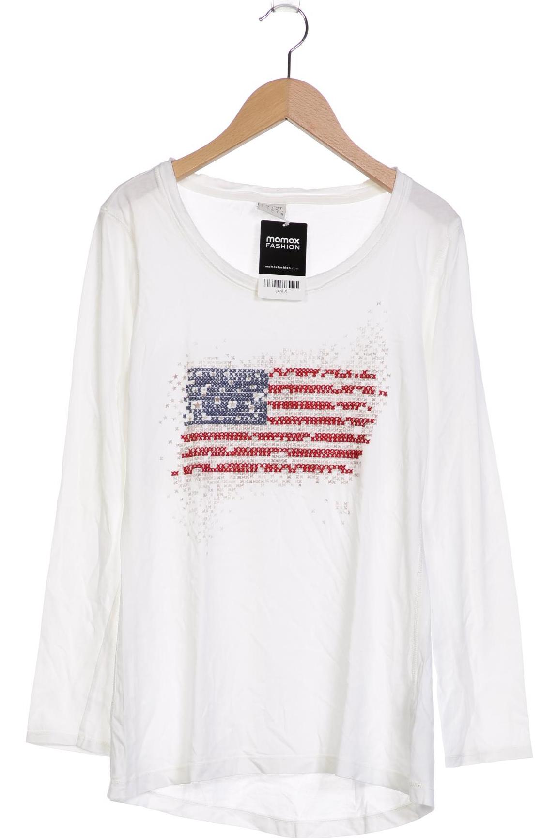 

Esprit Damen Langarmshirt, weiß, Gr. 42