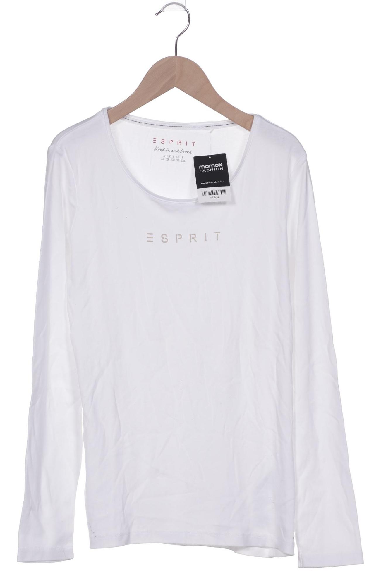 

Esprit Damen Langarmshirt, weiß, Gr. 44