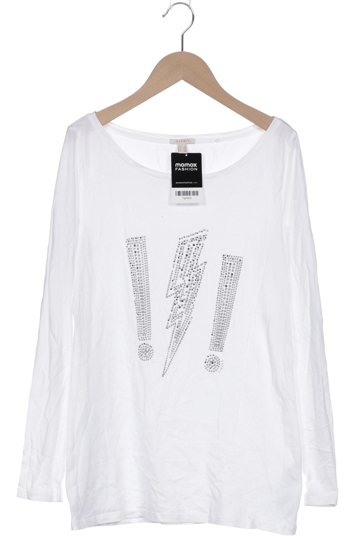 

Esprit Damen Langarmshirt, weiß, Gr. 44