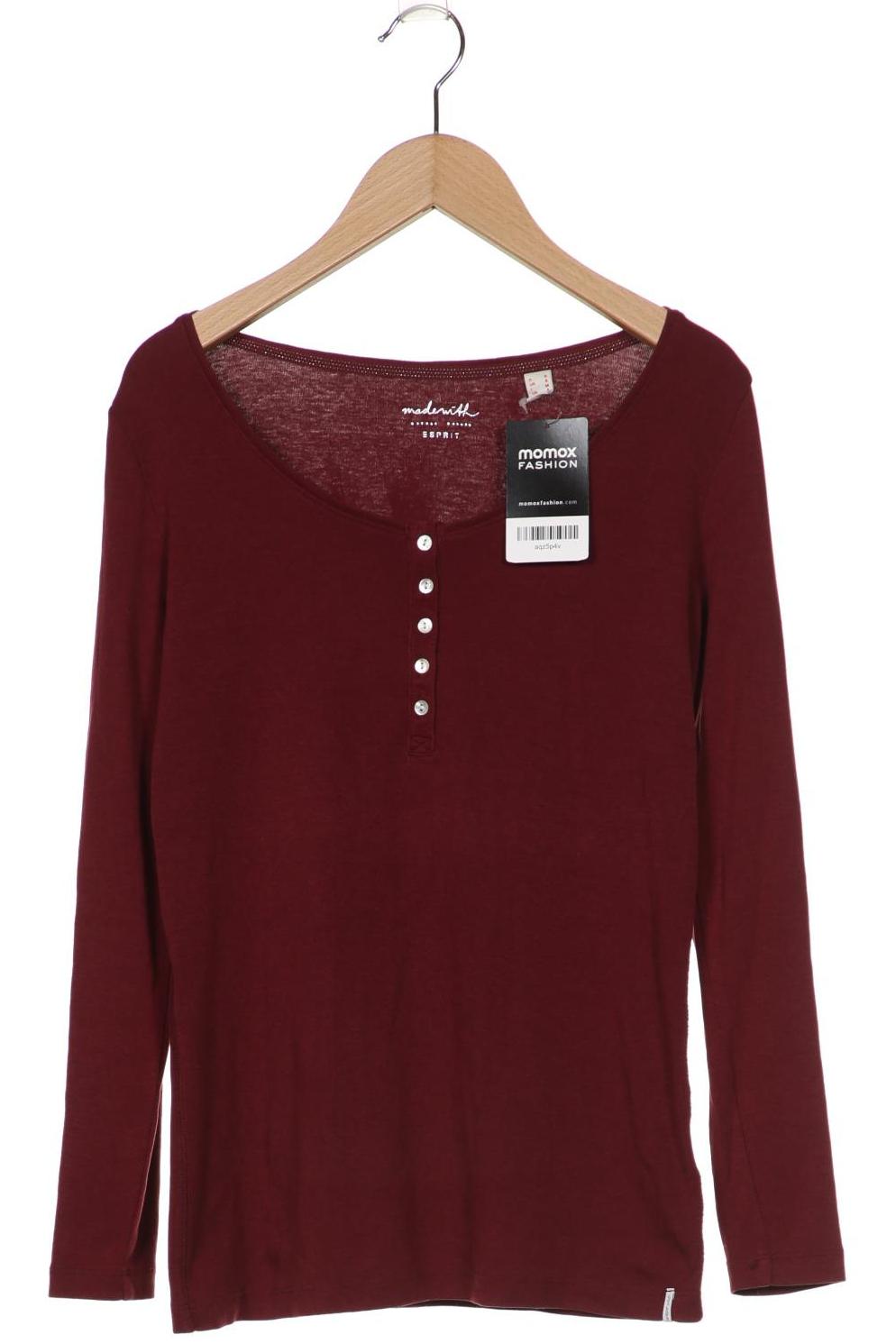 

Esprit Damen Langarmshirt, bordeaux, Gr. 36