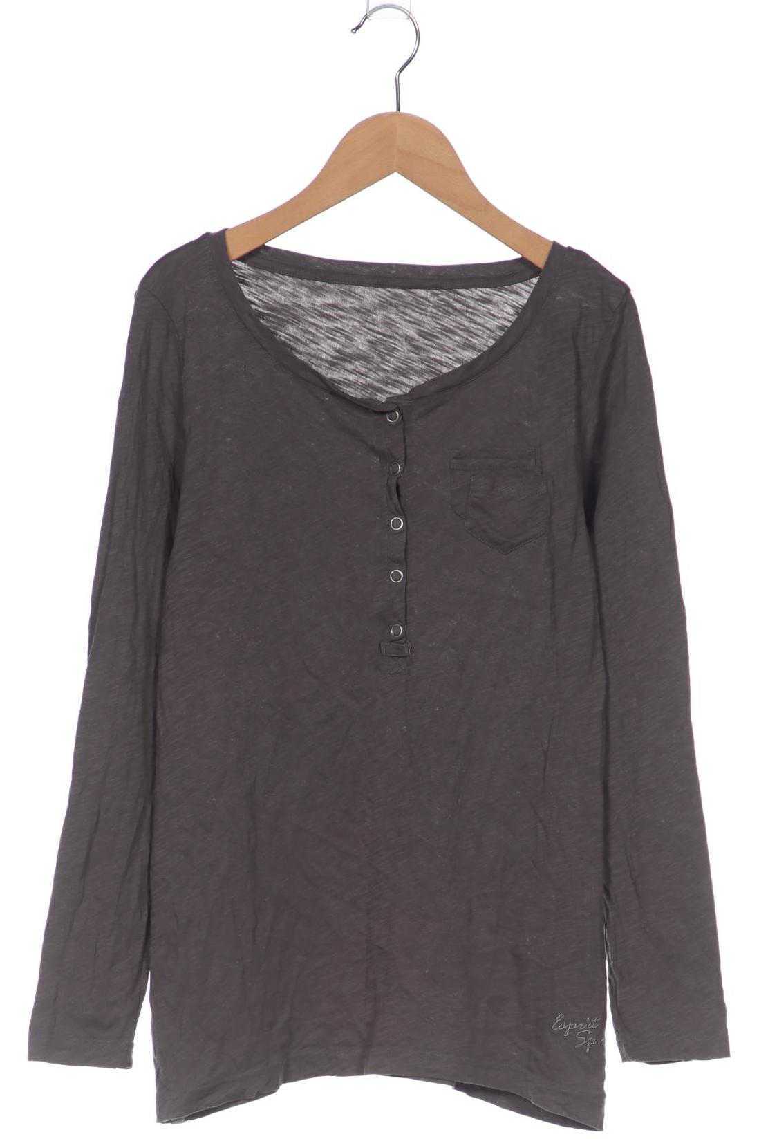 

Esprit Damen Langarmshirt, grau, Gr. 38