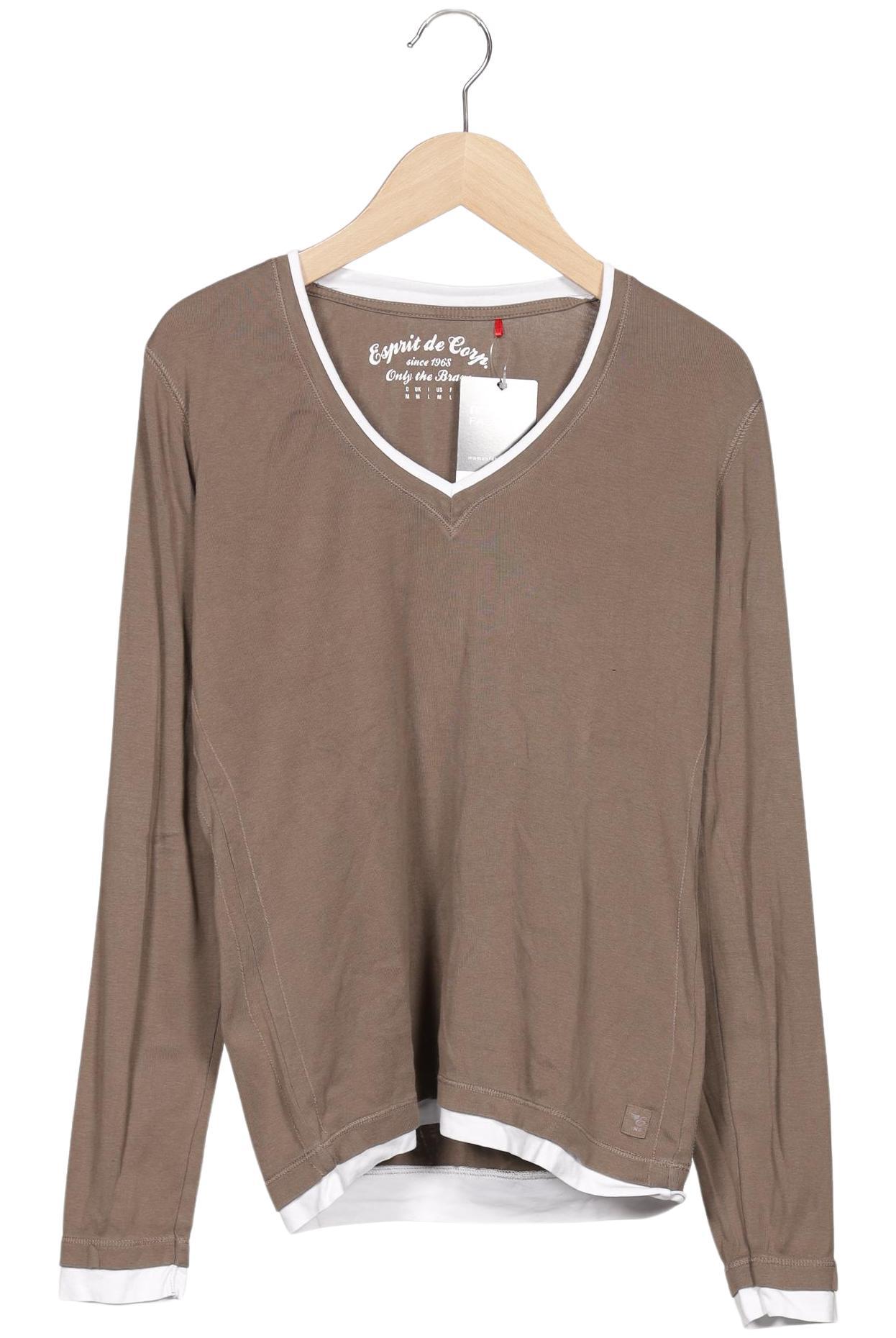 

Esprit Damen Langarmshirt, braun, Gr. 38