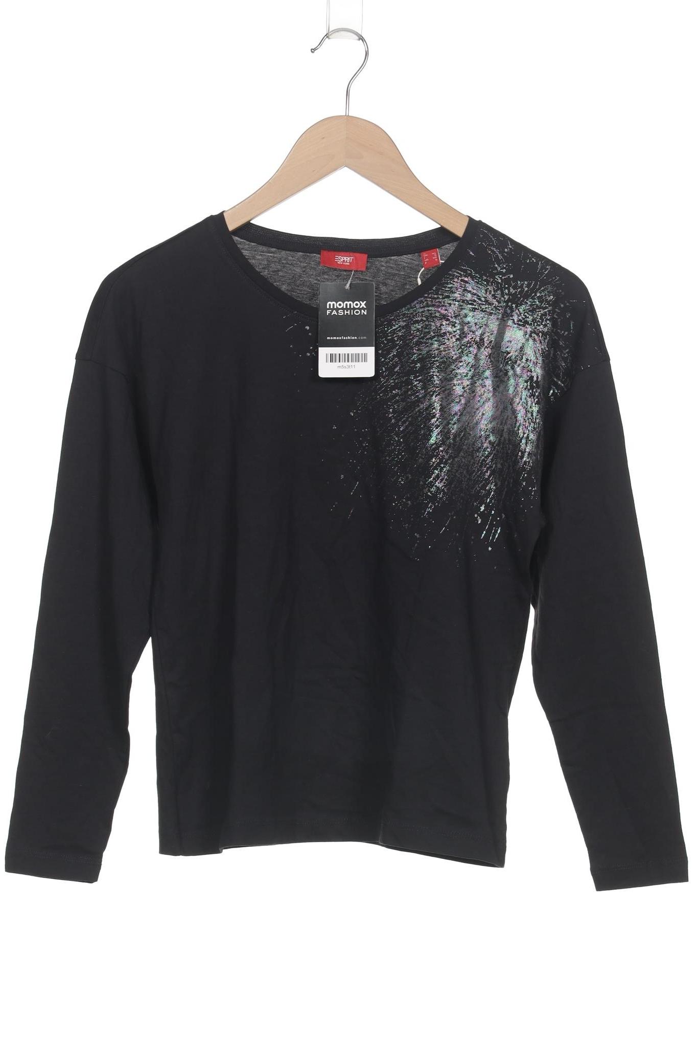

Esprit Damen Langarmshirt, schwarz, Gr. 34