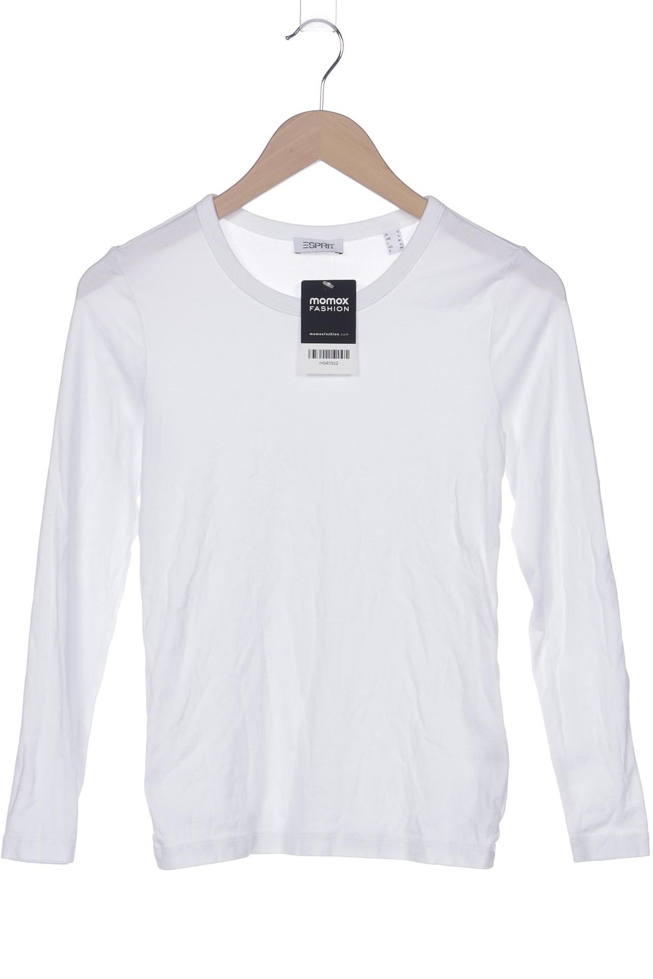 

Esprit Damen Langarmshirt, weiß, Gr. 36