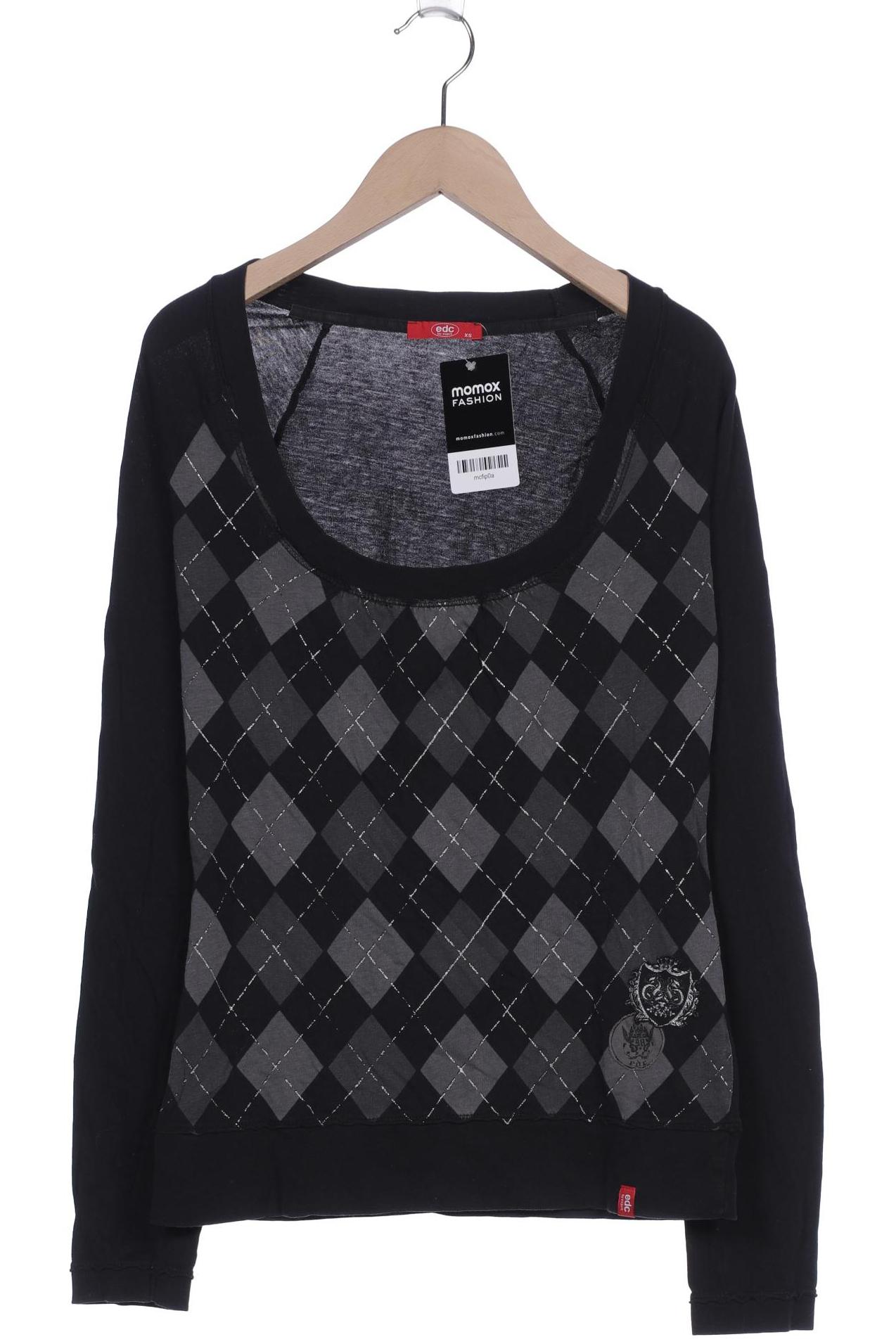 

Esprit Damen Langarmshirt, schwarz, Gr. 34
