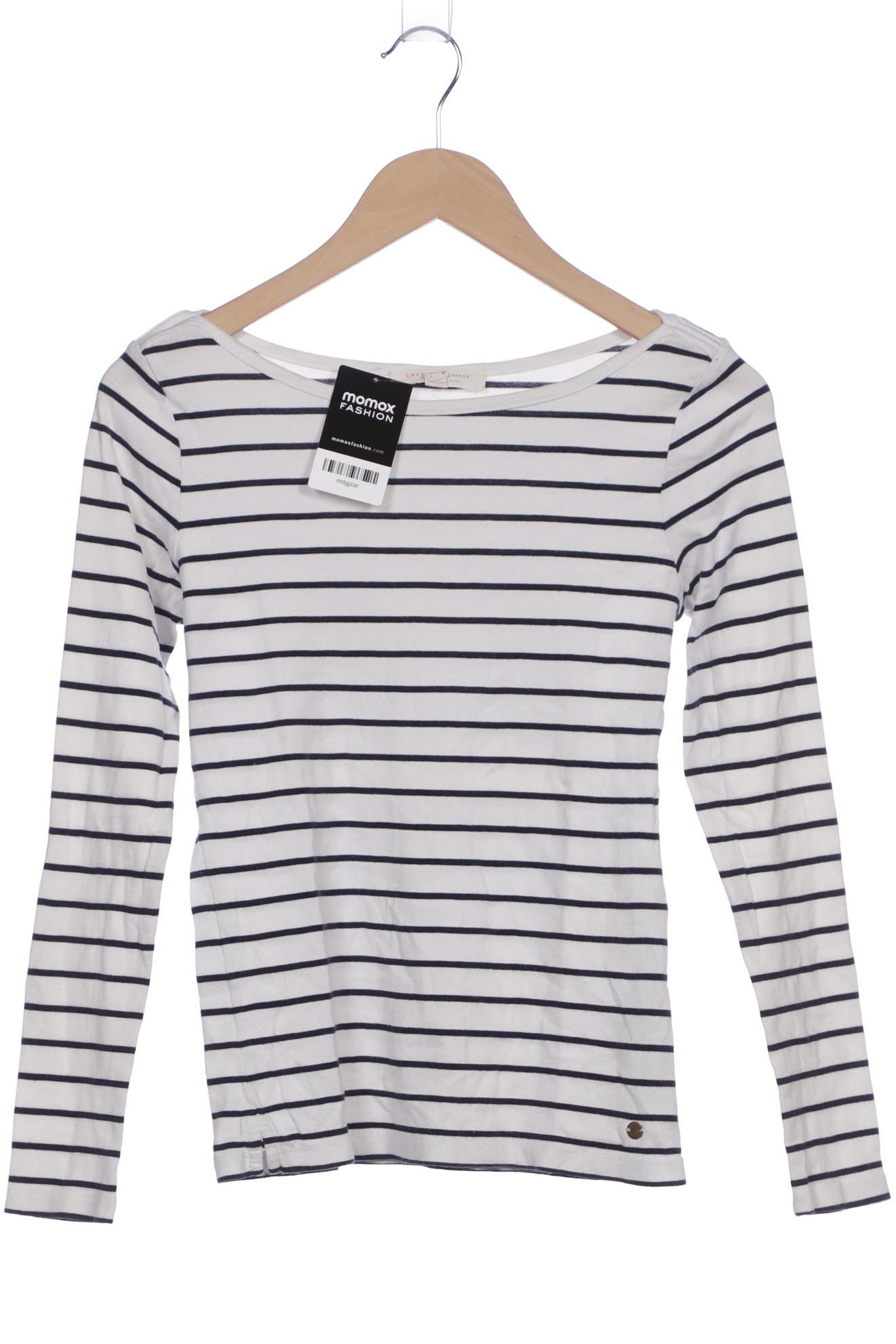 

Esprit Damen Langarmshirt, weiß, Gr. 36