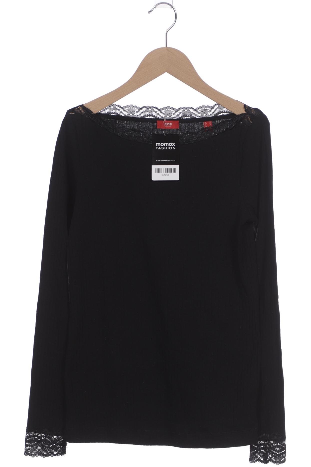 

Esprit Damen Langarmshirt, schwarz, Gr. 38