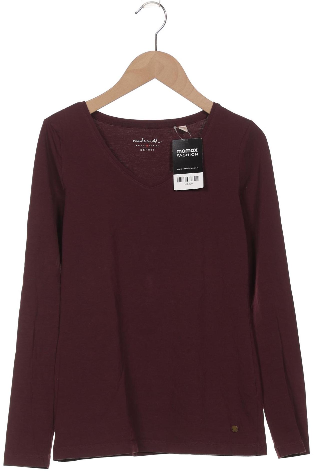 

Esprit Damen Langarmshirt, bordeaux, Gr. 34