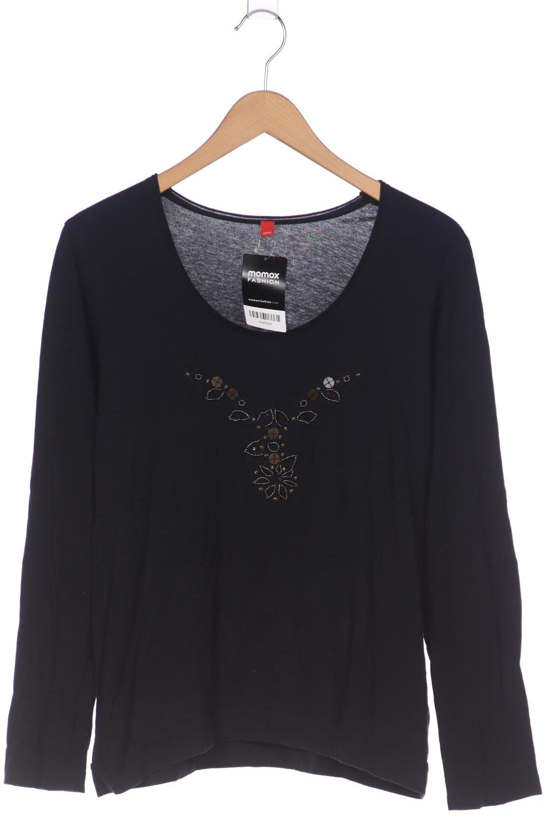 

Esprit Damen Langarmshirt, schwarz, Gr. 42