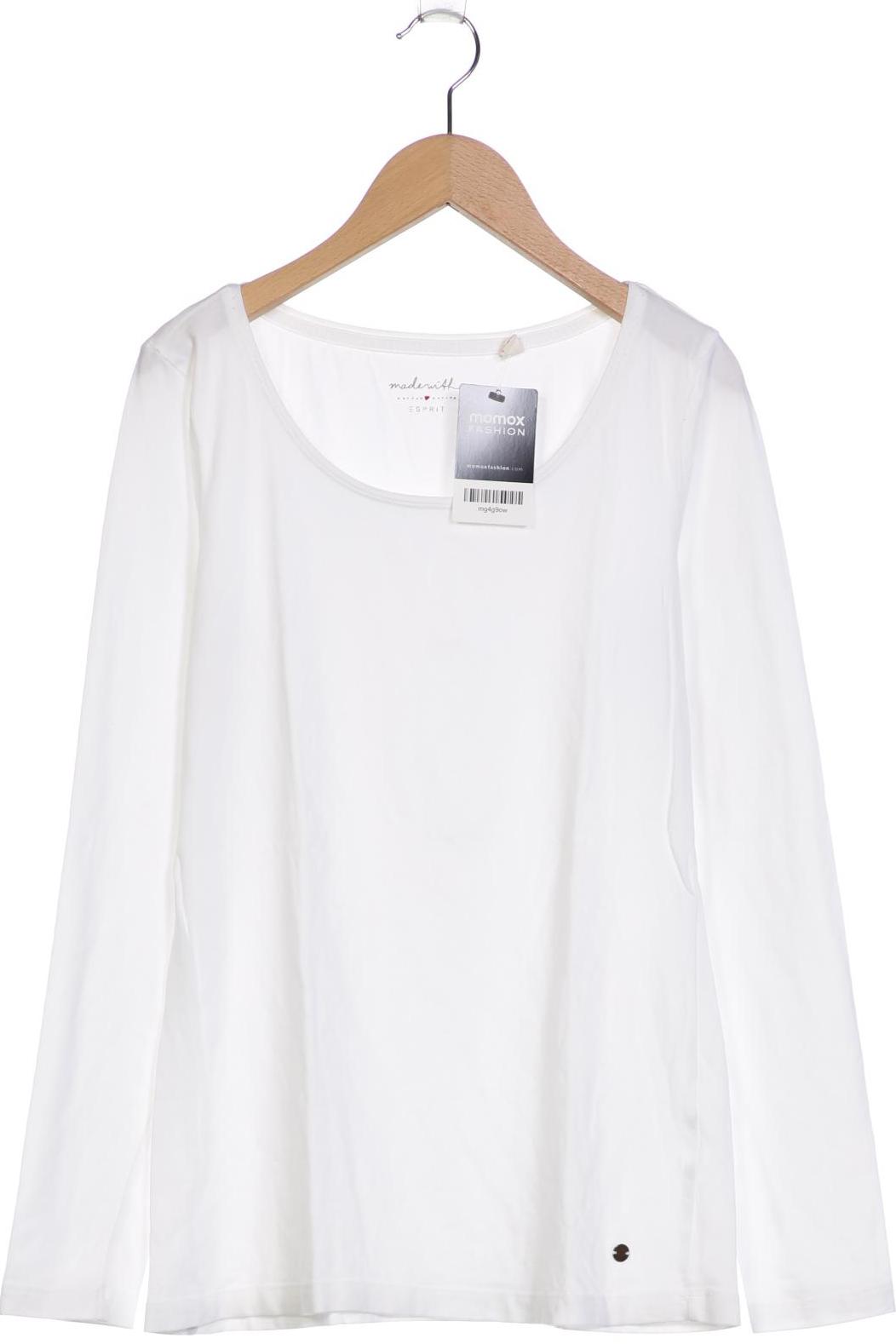 

Esprit Damen Langarmshirt, weiß, Gr. 44