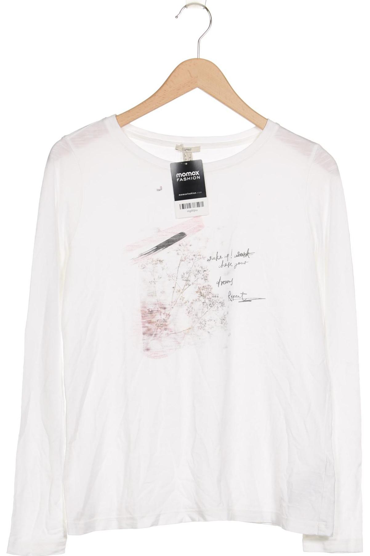 

Esprit Damen Langarmshirt, weiß, Gr. 42
