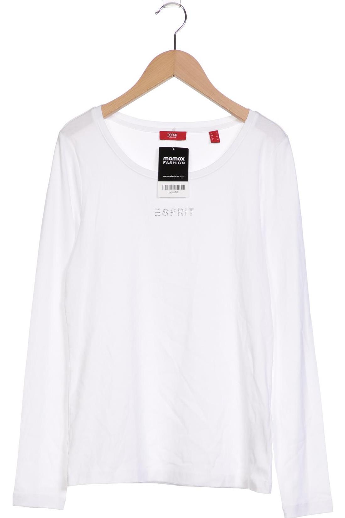

Esprit Damen Langarmshirt, weiß, Gr. 42
