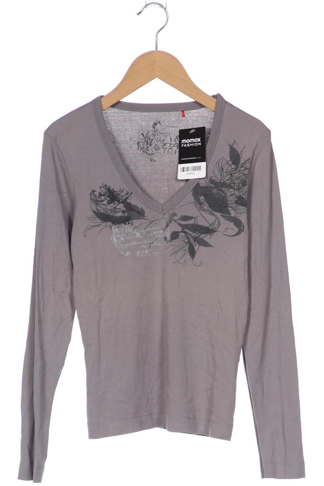 

Esprit Damen Langarmshirt, grau, Gr. 38