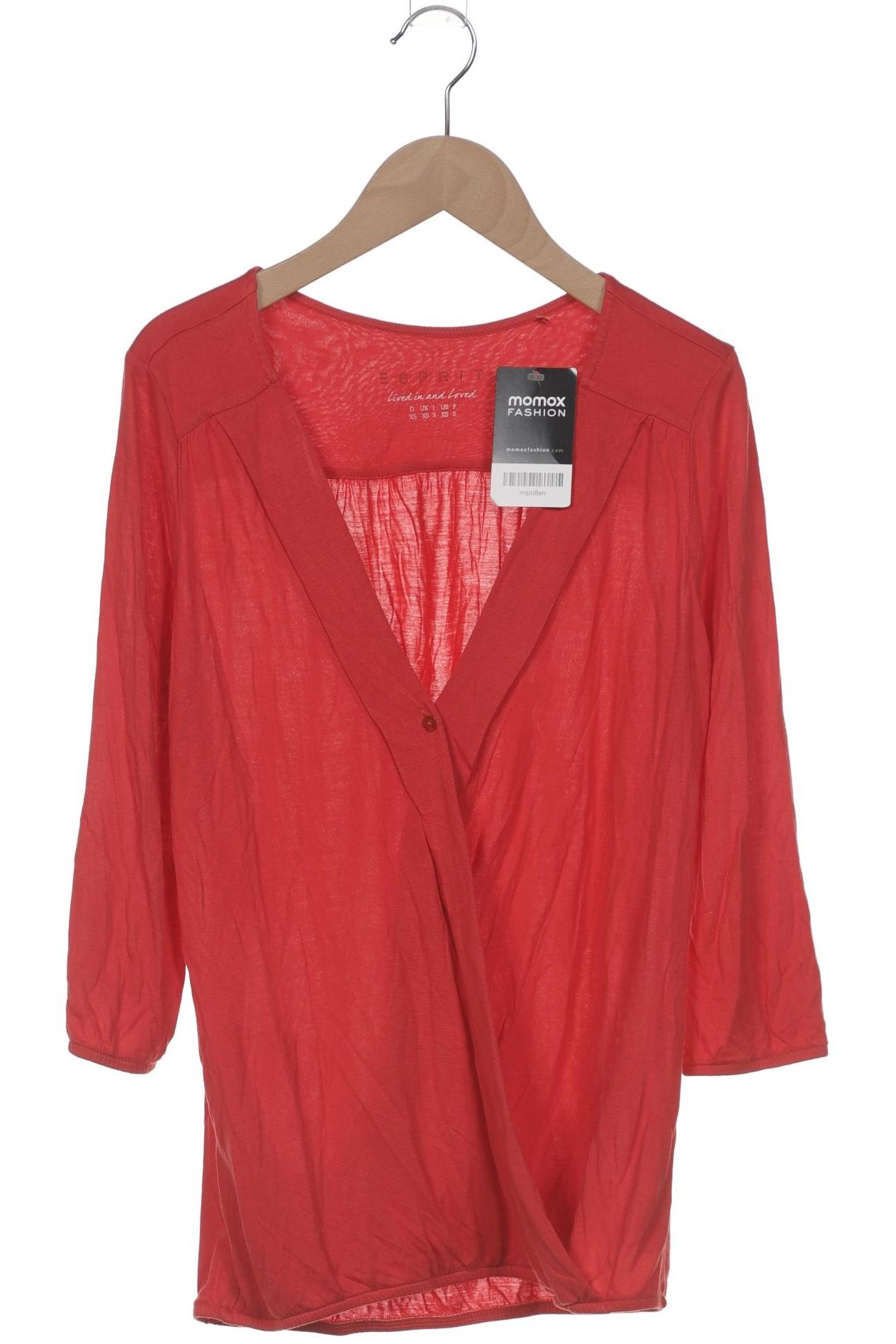 

Esprit Damen Langarmshirt, rot, Gr. 34