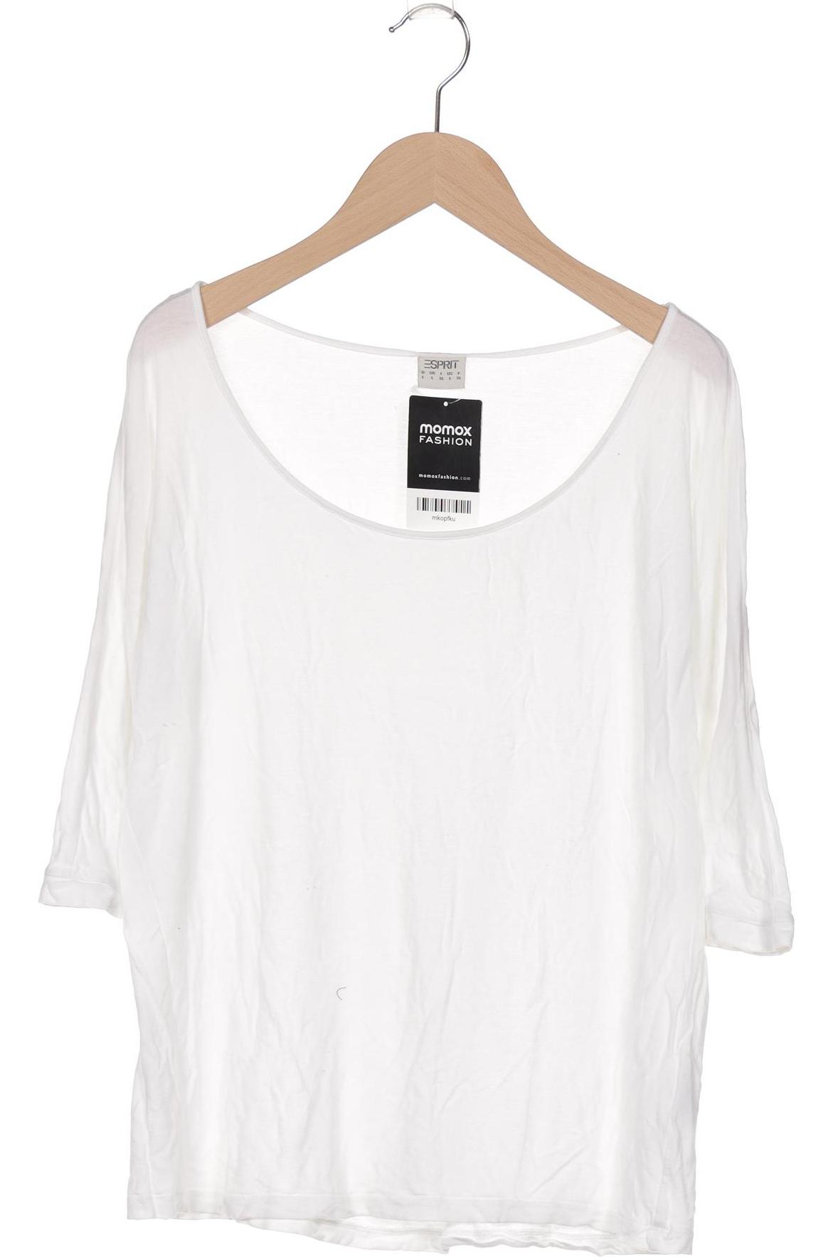 

Esprit Damen Langarmshirt, weiß, Gr. 42
