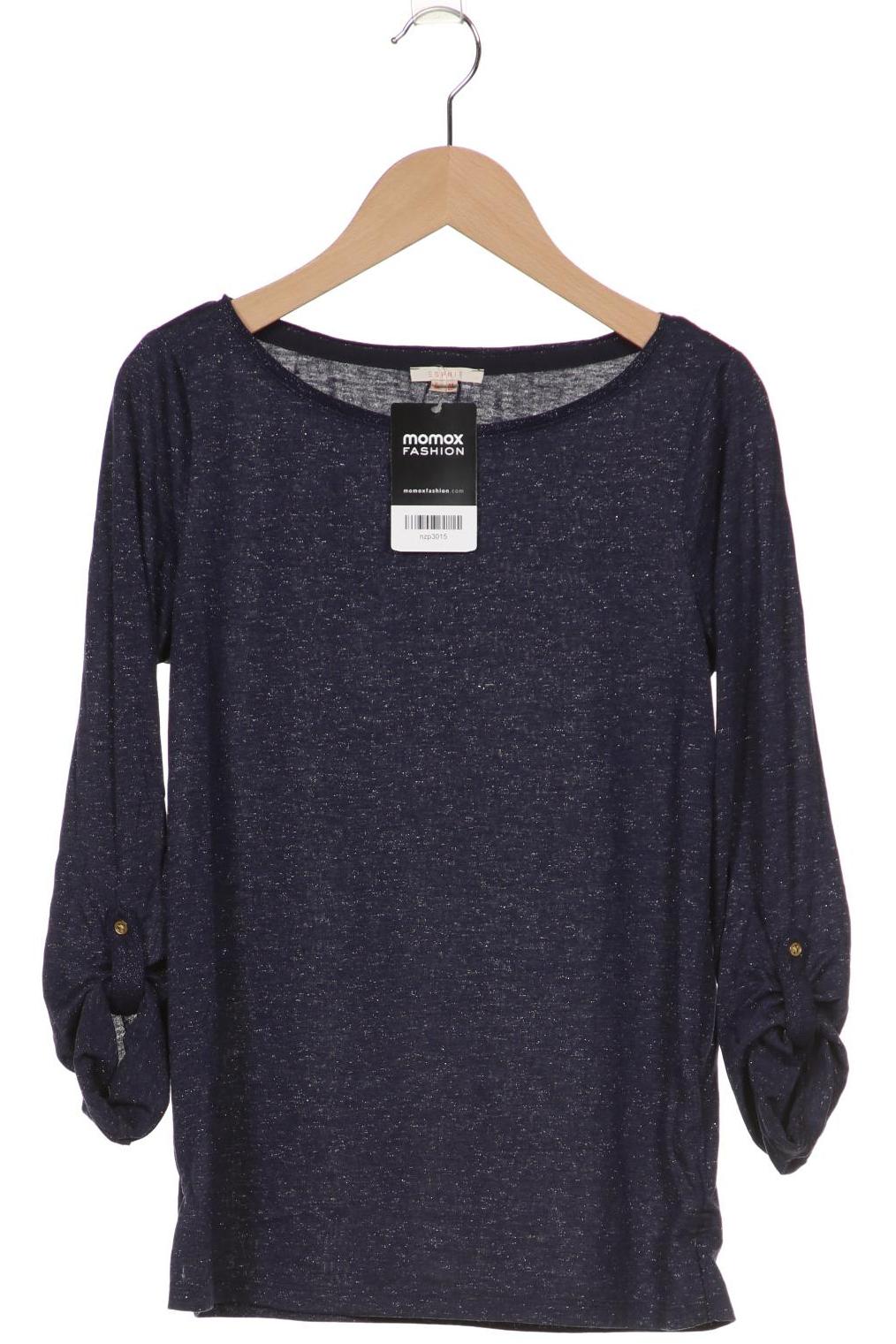 

Esprit Damen Langarmshirt, marineblau, Gr. 34