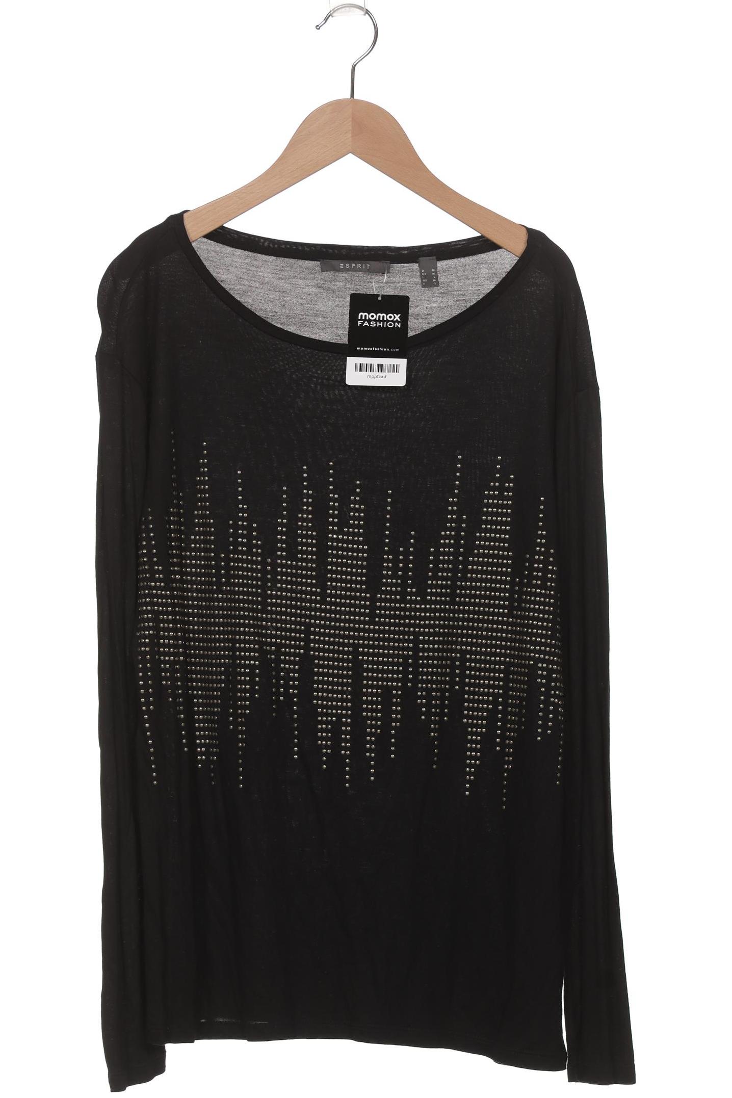 

Esprit Damen Langarmshirt, schwarz, Gr. 38