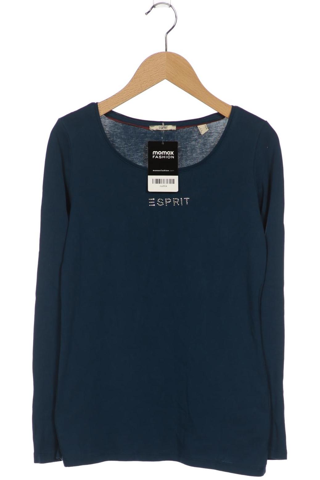 

Esprit Damen Langarmshirt, blau, Gr. 36