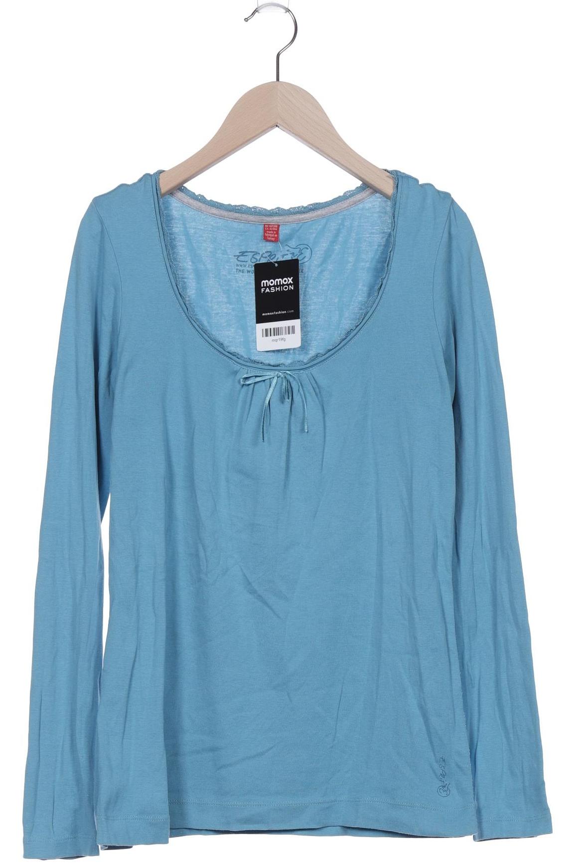 

Esprit Damen Langarmshirt, blau, Gr. 42