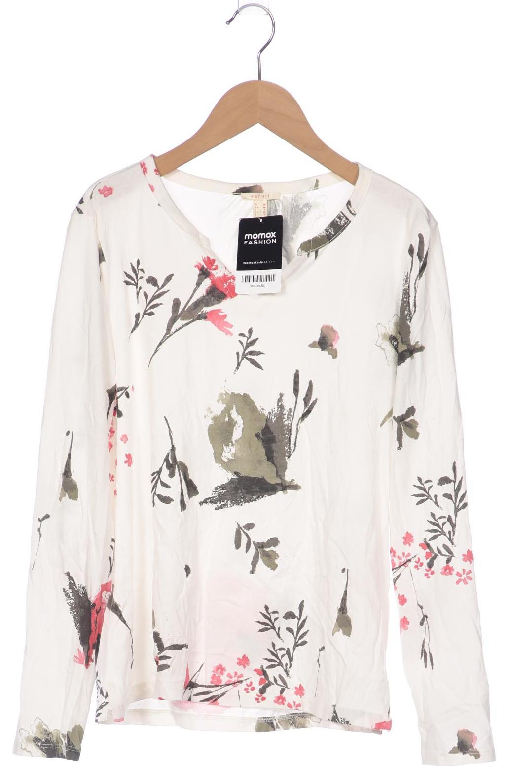 

Esprit Damen Langarmshirt, weiß, Gr. 38