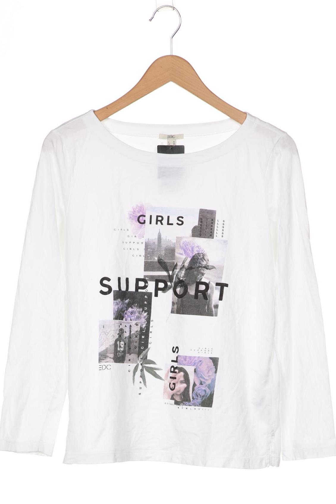

Esprit Damen Langarmshirt, weiß, Gr. 38