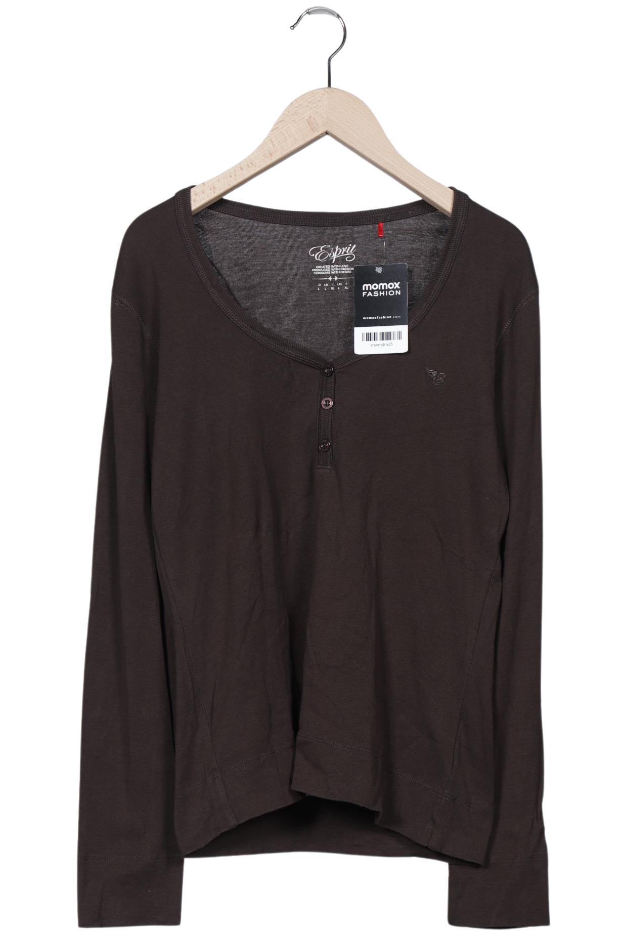 

Esprit Damen Langarmshirt, braun, Gr. 42
