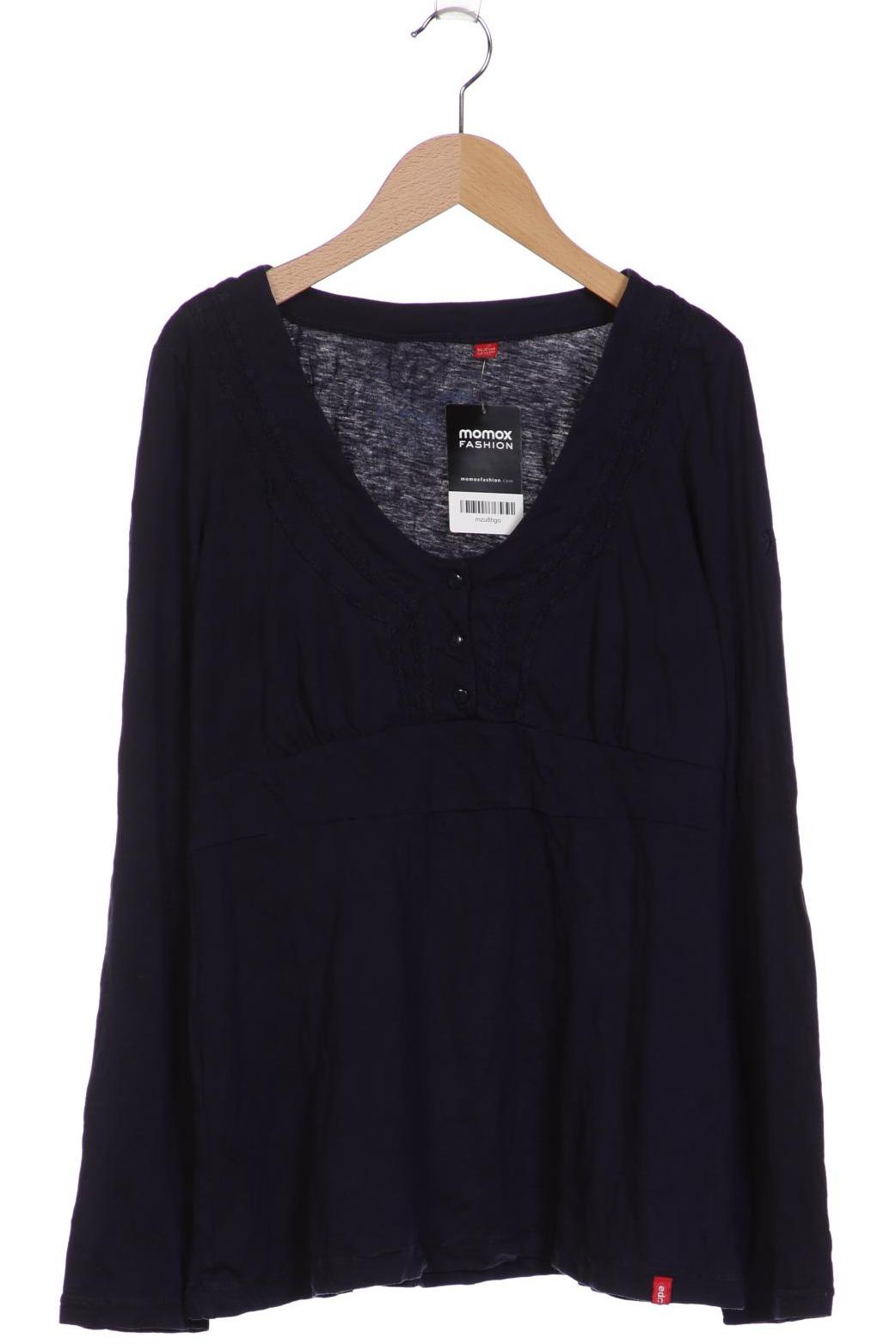 

Esprit Damen Langarmshirt, marineblau, Gr. 38
