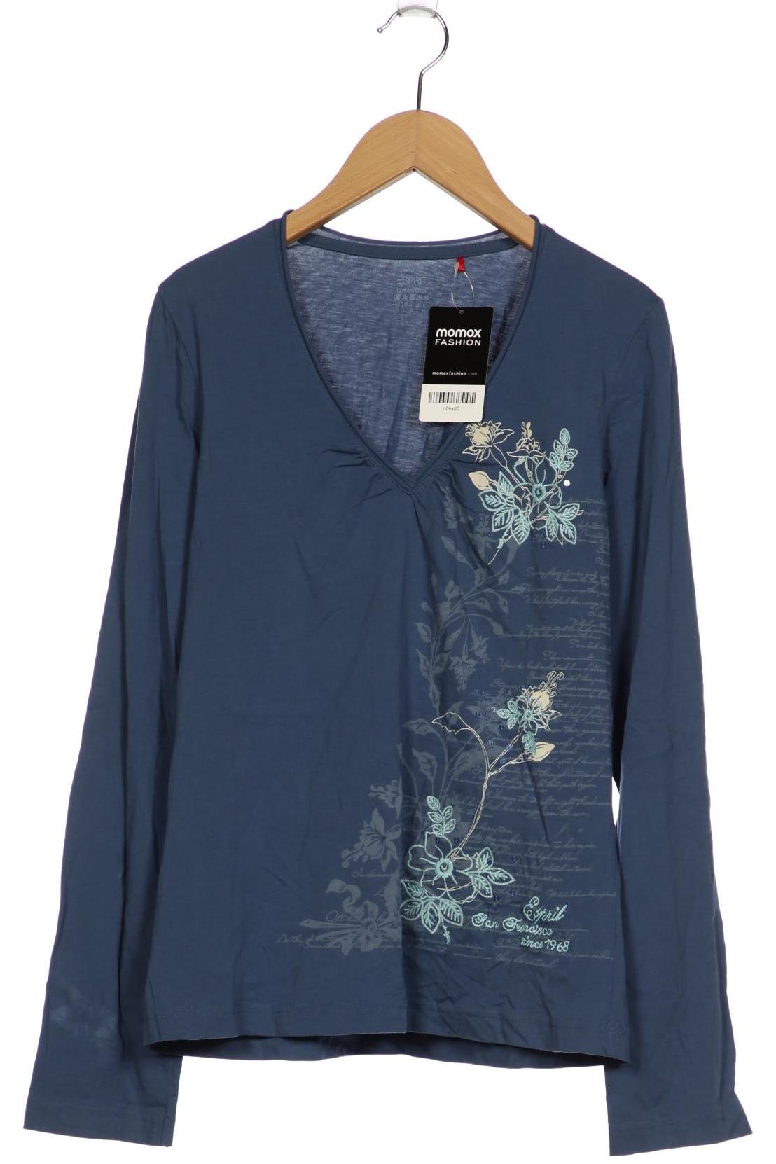 

Esprit Damen Langarmshirt, blau, Gr. 42