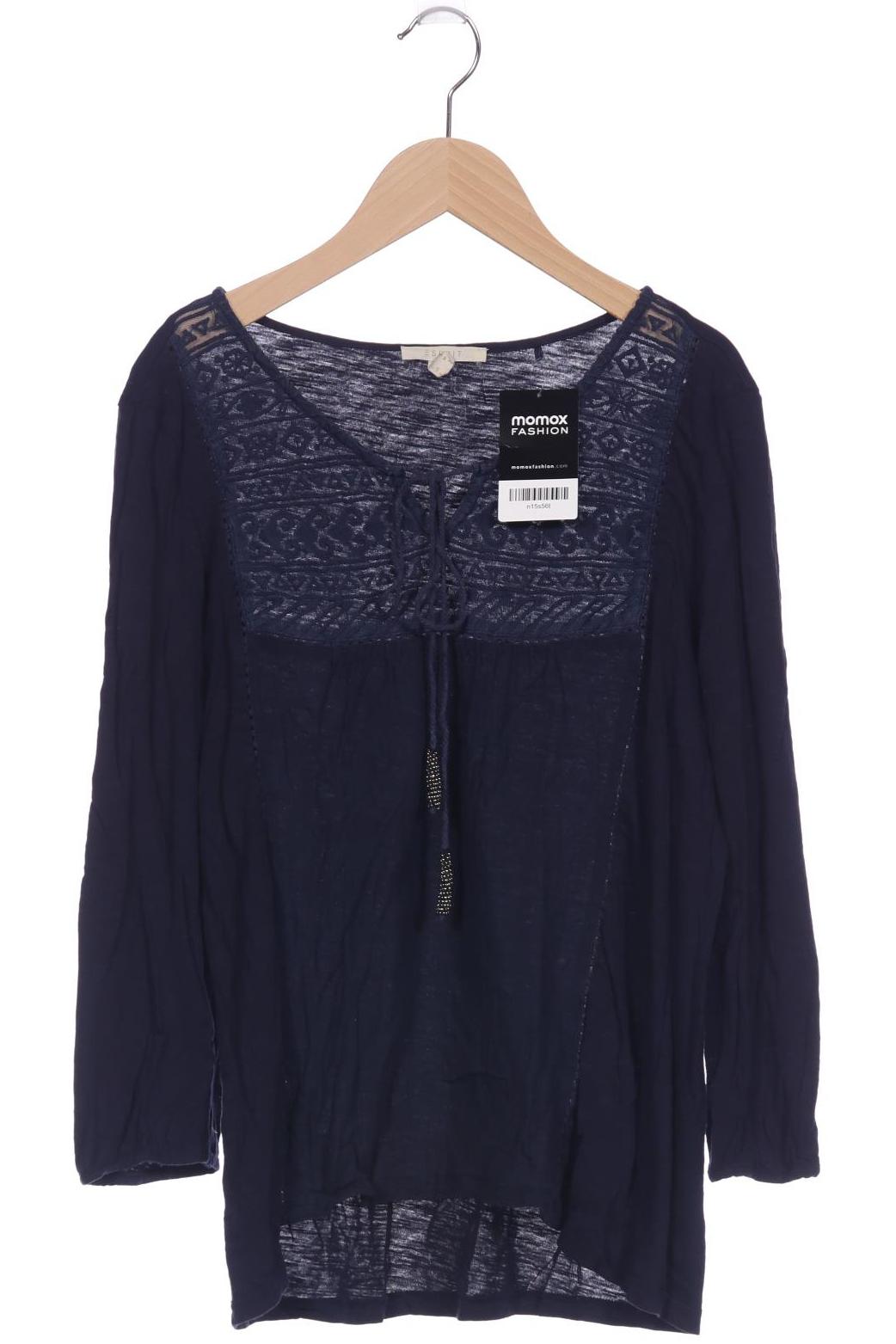 

Esprit Damen Langarmshirt, marineblau, Gr. 38