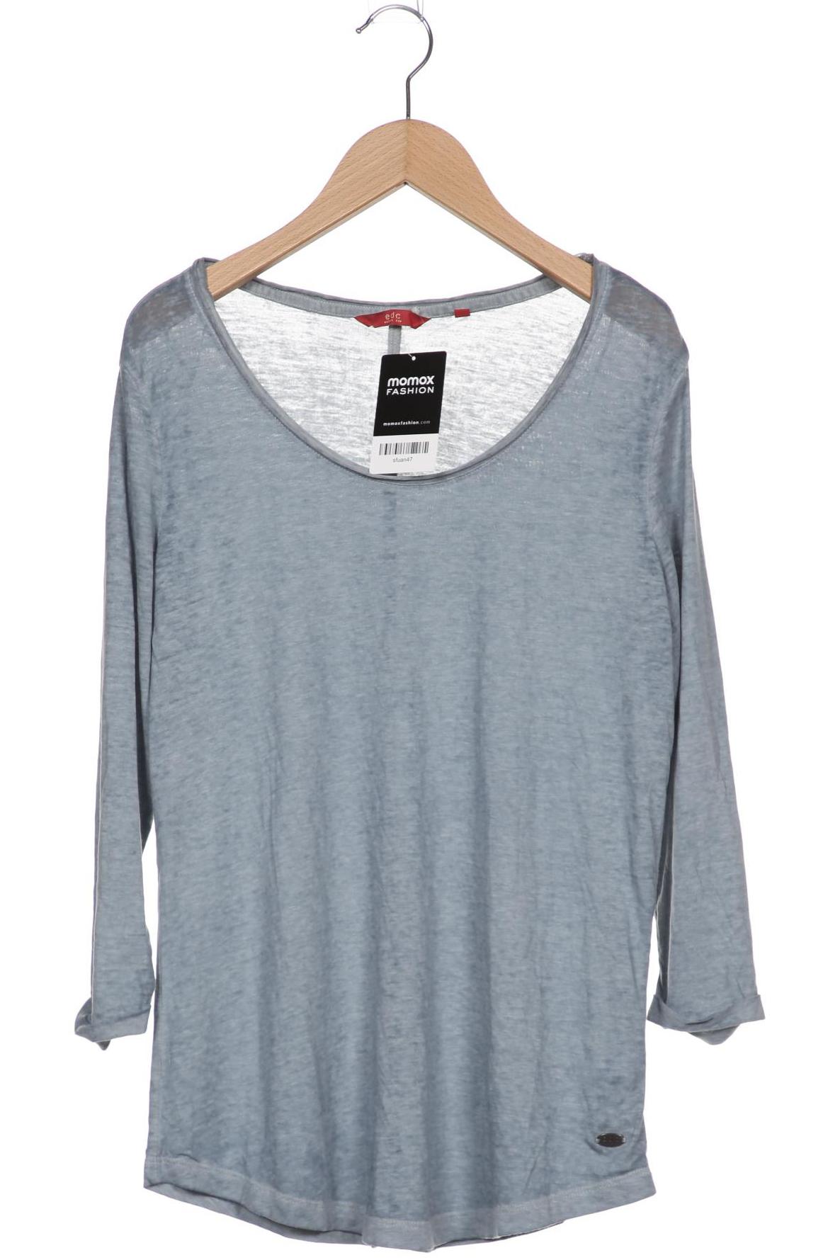 

Esprit Damen Langarmshirt, blau, Gr. 38