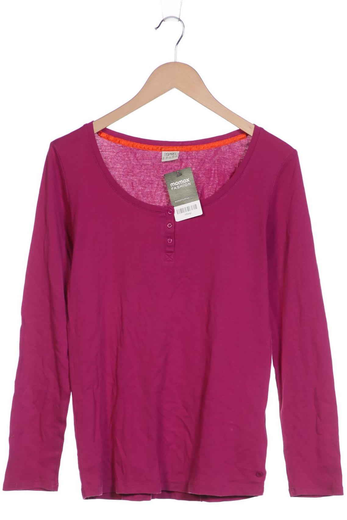 

Esprit Damen Langarmshirt, pink, Gr. 44