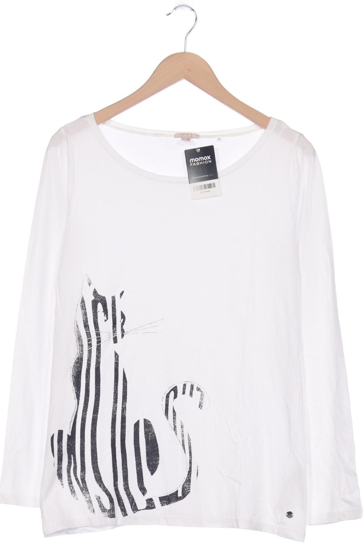 

Esprit Damen Langarmshirt, weiß, Gr. 46