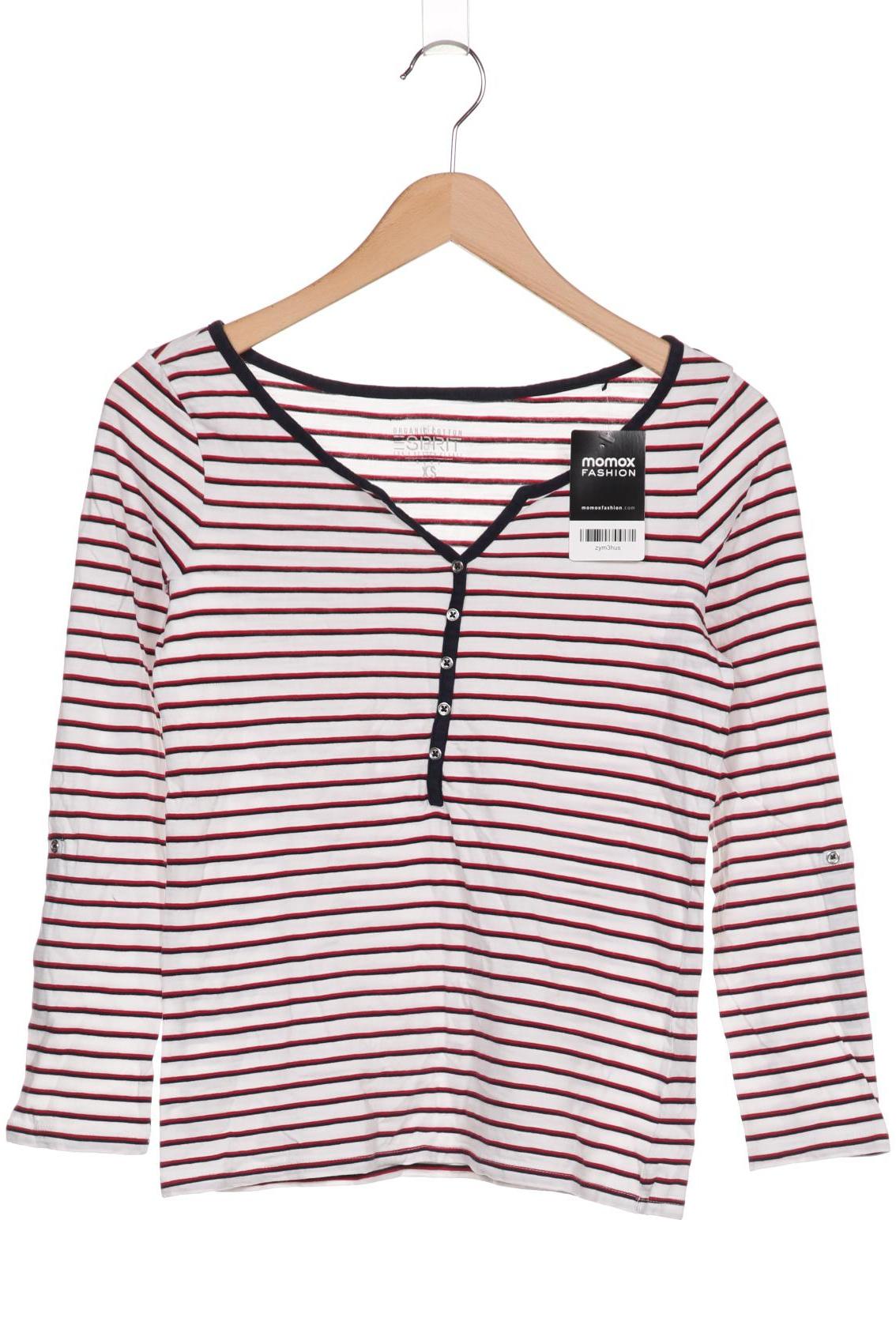 

Esprit Damen Langarmshirt, weiß, Gr. 34