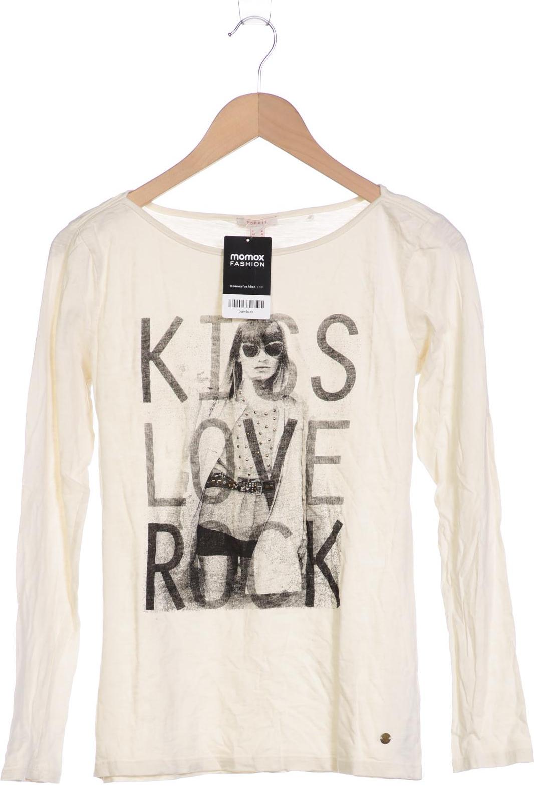 

Esprit Damen Langarmshirt, cremeweiß