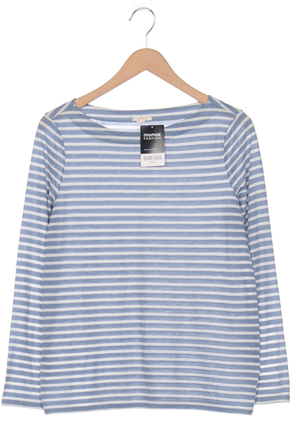 

Esprit Damen Langarmshirt, blau, Gr. 38